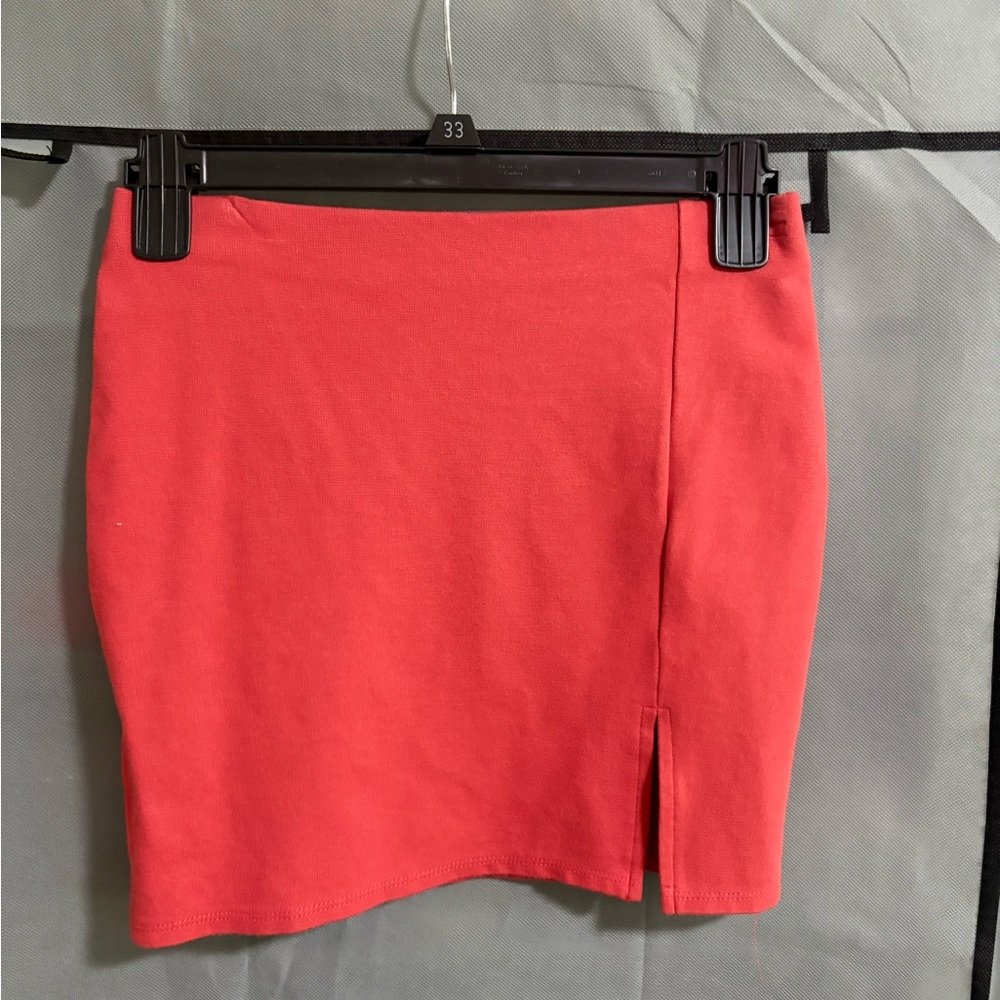 Forever 21 Pink Mini Pencil Skirt with Slit